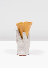 Load image into Gallery viewer, Viola Frey / Untitled (Hand with Yellow Calla Lily) / 1970–72