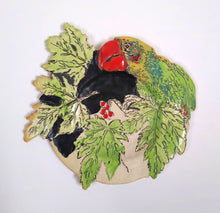 Load image into Gallery viewer, Viola Frey / Untitled (Parrot Plate #1) / 1974