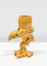 Load image into Gallery viewer, Viola Frey / Untitled (Yellow Bird Goblet) / 1970